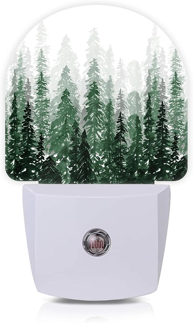 Axxitude Christmas Tree Forest Night Lights Plug into Wall by Axxitude