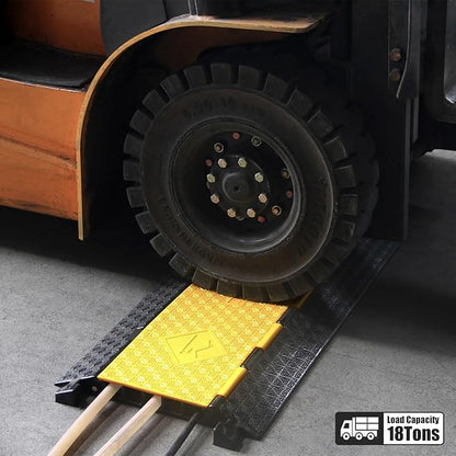 OranLite Rubber Cable Protector Ramp, Heavy Floor Cable Wire Cord Cover Speed - Image 3