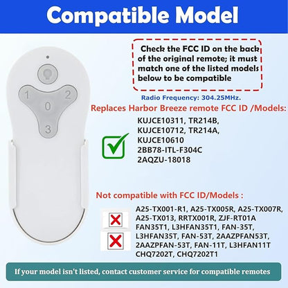 Ceiling Fan Remote Control Compatible - Image 2