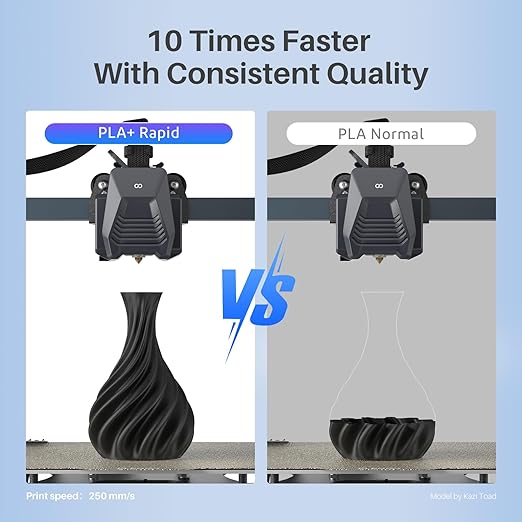 ELEGOO Rapid PLA Plus Filament 1.75mm White 4KG, PLA+ 3D Printer Filament - Image 3