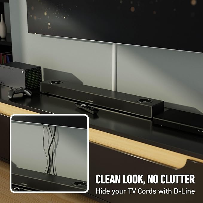 D-Line 13.12ft Cord Hider Kit, Patented Cable Cover, Hide Wires on Wall - Image 5