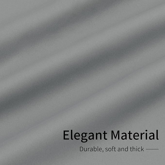 Easy-Going Blackout Curtains for Bedroom, Solid Thermal Insulated Grommet and - Image 6