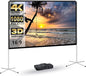 Portable Projector Screen with Stand Outdoor: Camping Projection Screen 80 inch by AODIOU