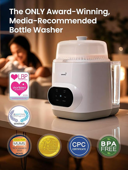 Grownsy EaseClean Bottle Washer Pro | All-in-One Bottle Washer and Sterilizer - Image 9