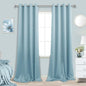 KOUFALL 108 Inch Curtains 2 Panel Set, Floor to Ceiling Room Darkening Extra by KOUFALL