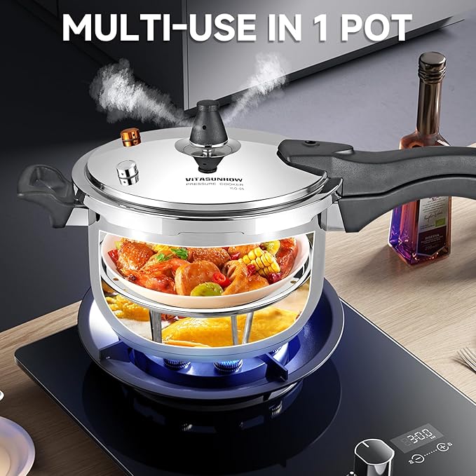 Stainless Steel Pressure Cooker - Image 4