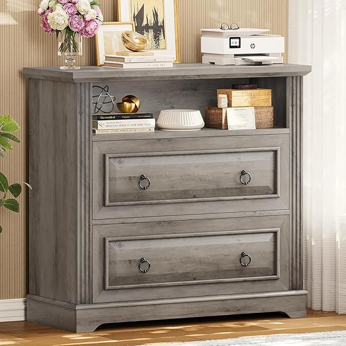 Itaar 2 Drawer File Cabinet, Farmhouse Filing Cabinet by Itaar