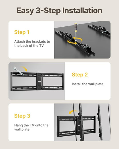 monTEK Heavy Duty Tilting TV Wall Mount - Image 9