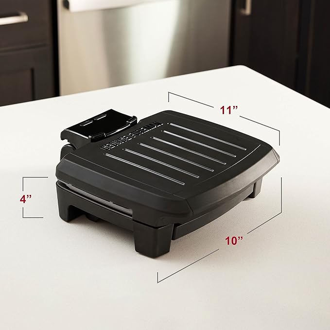 George Foreman® Fully Submersible™ Grill, NEW Dishwasher Safe, Wash the Entire - Image 8