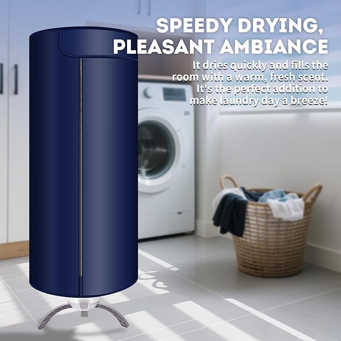 Portable Clothes Dryer Upgraded Large Capacity, Mini 900W Foldable Portable - Image 6