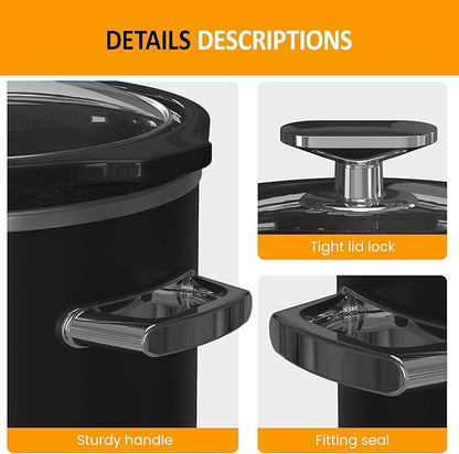 Sunvivi 2 Quart Slow Cooker, Small Slow Cooker - Image 5
