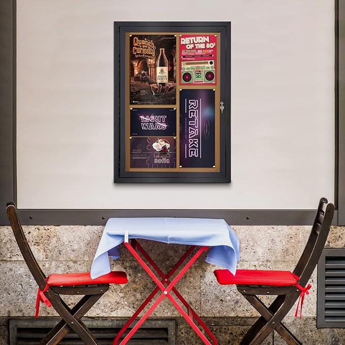 Enclosed Bulletin Board Outdoor Noticeboard - Image 7