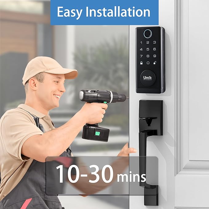 UMIK UMIKSMART Fingerprint Door Lock - Image 5