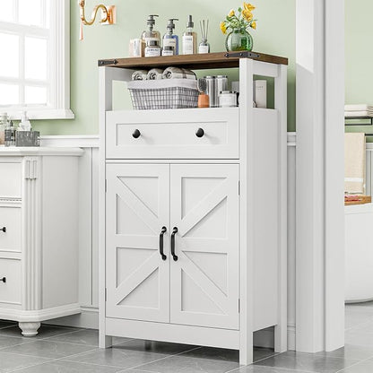 Farmhouse Bathroom Storage Cabinet by Befrases