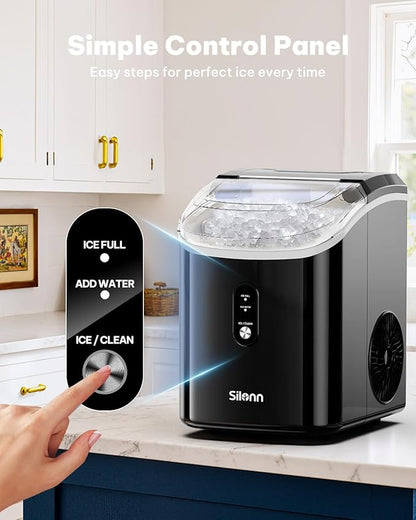Silonn Nugget Ice Makers Countertop, Chewable Pellet Ice Machine - Image 6