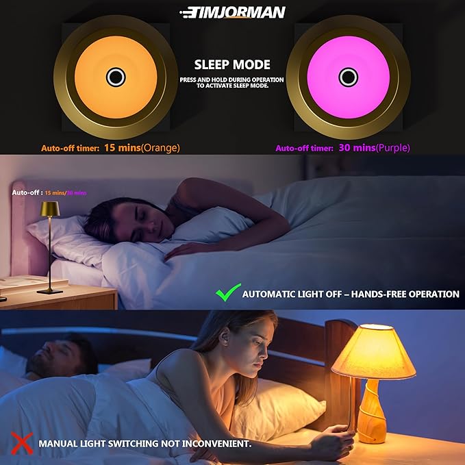 Compact Cordless Table Lamp, Rechargeable LED Night Light, Dual Light Source - Image 6