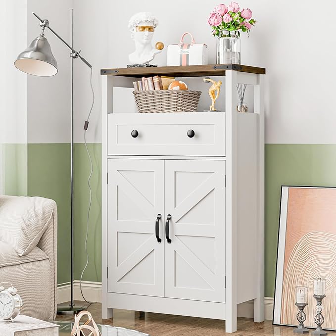 Farmhouse Bathroom Storage Cabinet - Image 4