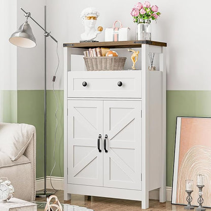 Farmhouse Bathroom Storage Cabinet - Image 4