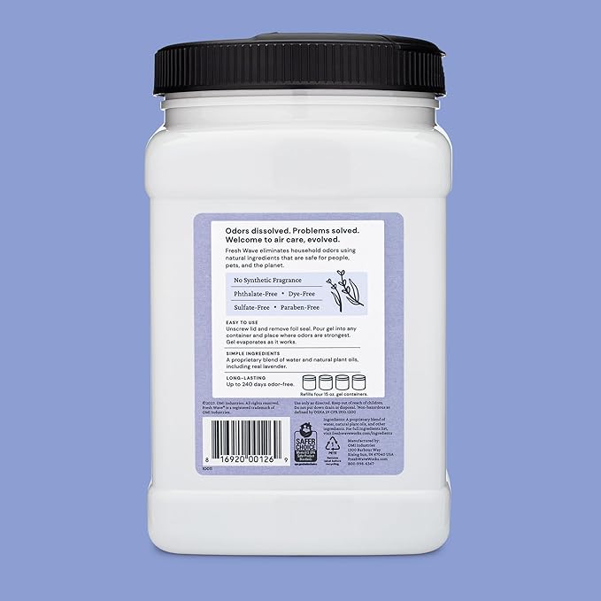 Fresh Wave Lavender Odor Removing Gel Refill, 63 oz. - Image 8