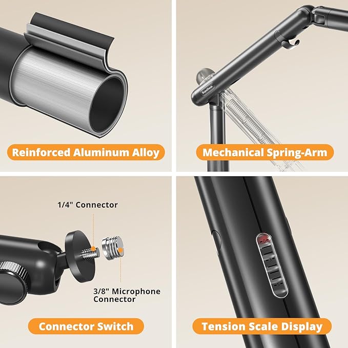 SupeDesk Overhead Camera Mount, Adjustable Desk Mount - Image 7