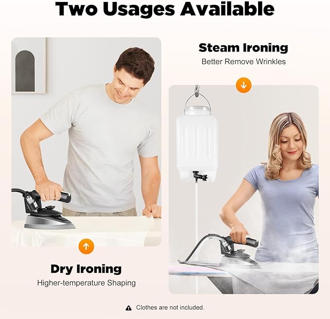 1200W Industrial Electric Steam Iron, Professional Steam Iron - Image 7