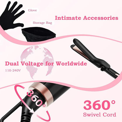 Ufree 5 in 1 Curling Iron with Interchangeable Ceramic Barrels, Curling Wand - Image 5