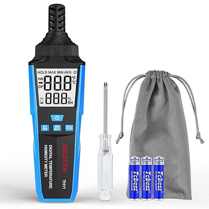 MESTEK Temperature Humidity Meter, High Precision Digital Hygrometer by MESTEK