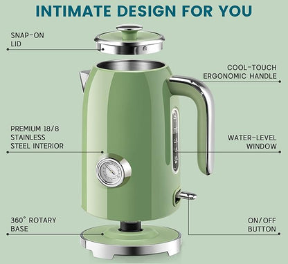 SUSTEAS Electric Kettle - 57oz Hot Tea Water Boiler - Image 3