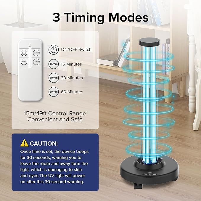 SANSI 100W UVC Disinfection Cart - Image 6