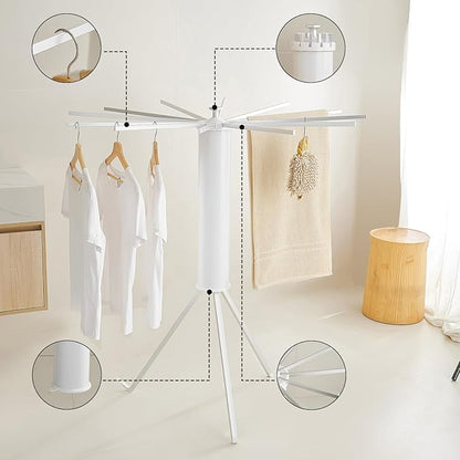 JOOM Tripod Clothes Drying Rack, Garment Rack Portable and Foldable Space - Image 5