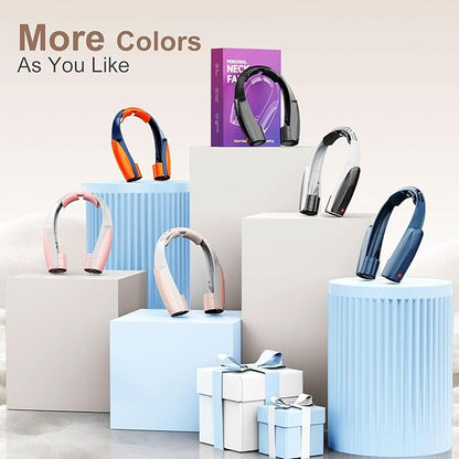 AI Portable Neck Fan with 6 Powerful Speeds, 8000mAh Battery Operated USB-C - Image 7