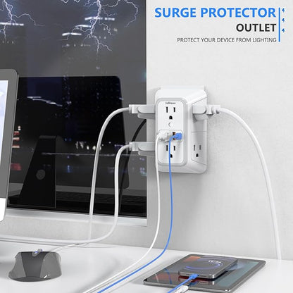 JcBlaon Outlet Extender Surge Protector - Image 7