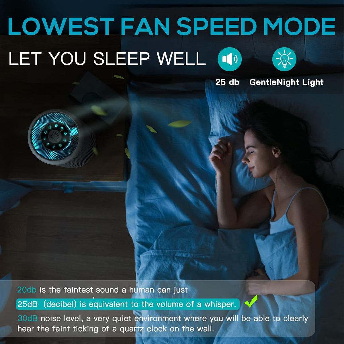 air purifier for home bedroom with h13 true, package contents
