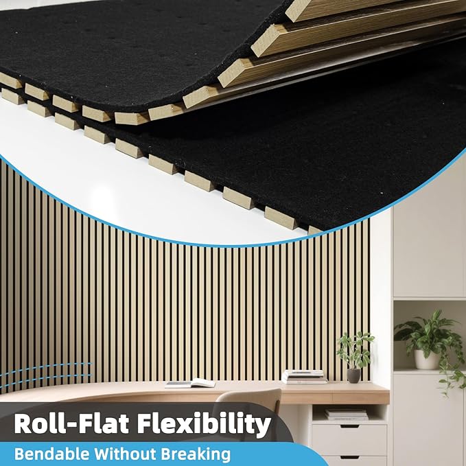 Art3d 2-Pack Acoustic Wood Slat Wall Panel - Image 6