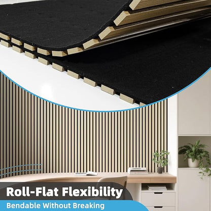 Art3d 2-Pack Acoustic Wood Slat Wall Panel - Image 6