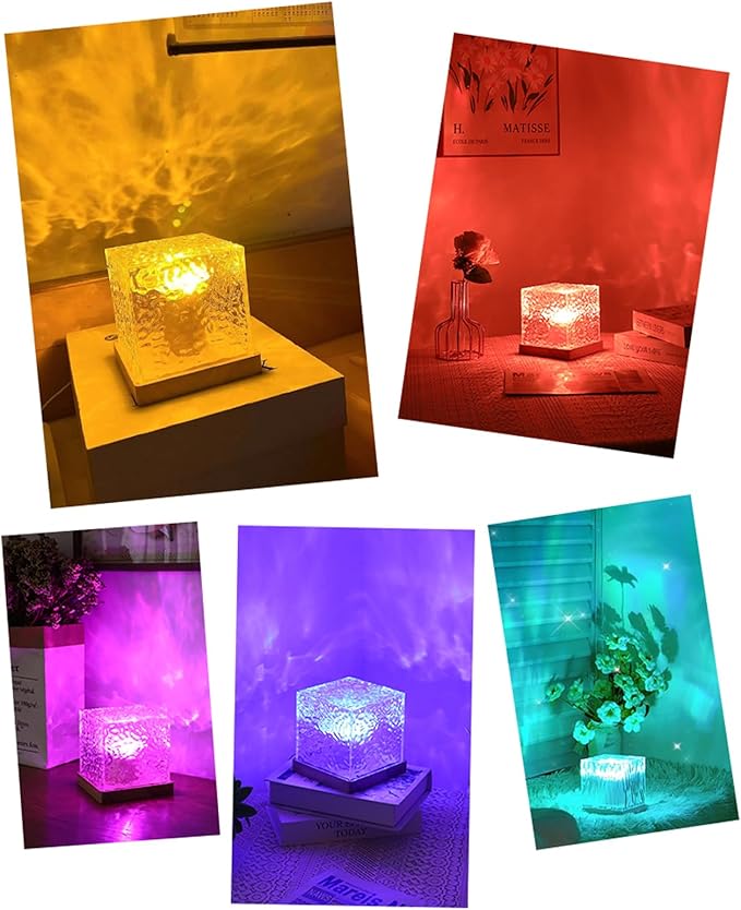 Growalleter Ocean Wave Projector Light, 16 Color Rechargeable Ocean Lamp - Image 6