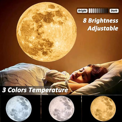 BODLYL Non-Fade Moon Projector Night Light, USB Powered Moon Lamp Romantic - Image 4