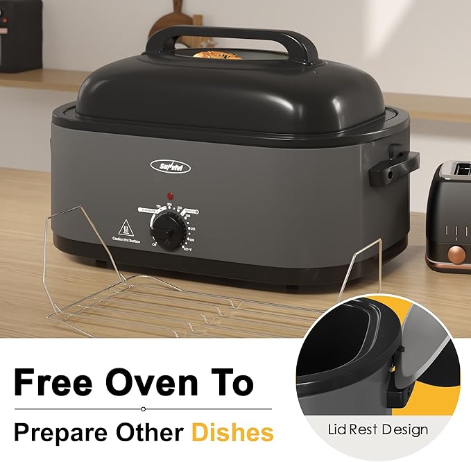 Sunvivi Roaster Oven, Electric Roaster Oven - Image 6