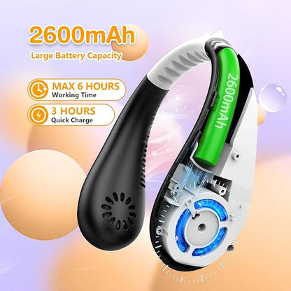 Kids Neck Fan, Portable Bladeless Fans - Image 4
