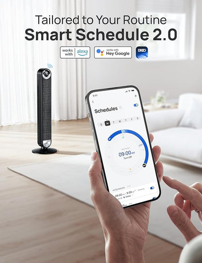 Dreo Tower Fan for Bedroom, 90° Oscillating Standing Floor Fan - Image 7