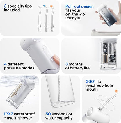 usmile C10 Portable Water Flosser – Travel-Friendly, 95-Day Battery, 4 Modes - Image 5