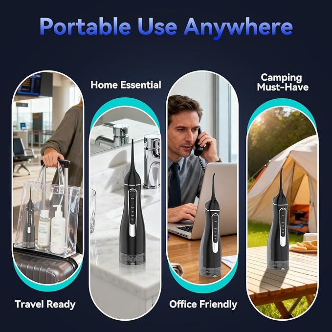 Water flossers for Teeth Pick, Portable Oral Irrigator Dental - Image 5