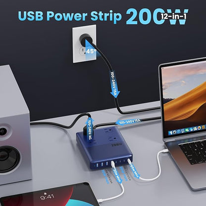 12-in-1 Charging Station USB C Power Strip - Image 5