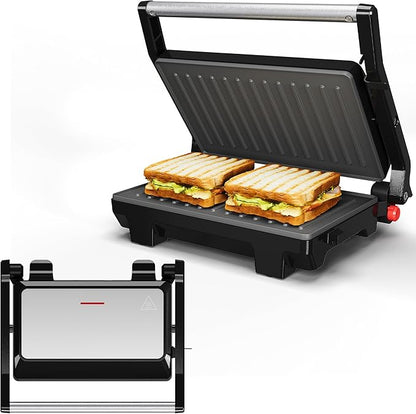 Sunvivi Panini Press Sandwich Maker: Electric Panini Press Grill - Image 9