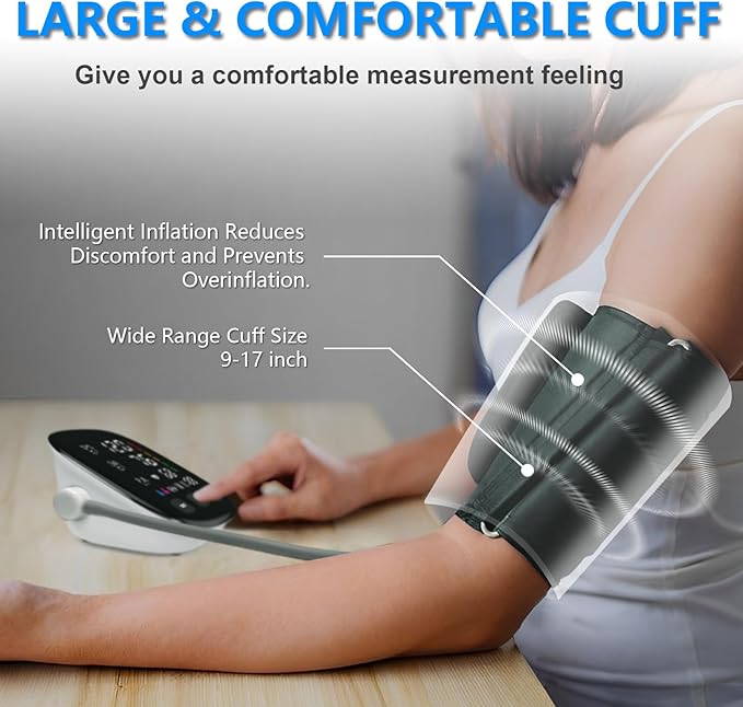 Blood Pressure Monitor, Automatic Upper Arm Blood Pressure Monitors - Image 7