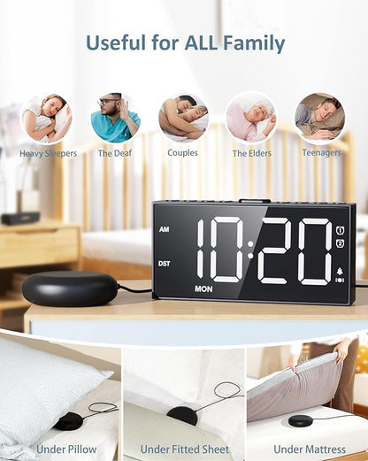 Loud Alarm Clock with Bed Shaker - Image 7