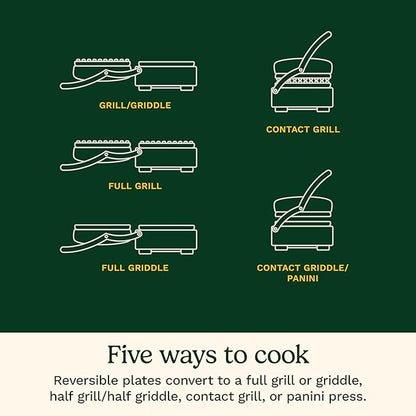 Cuisinart Electric Griddler FIVE Countertop Grill, Enjoy 5-in-1 Functions - Image 4