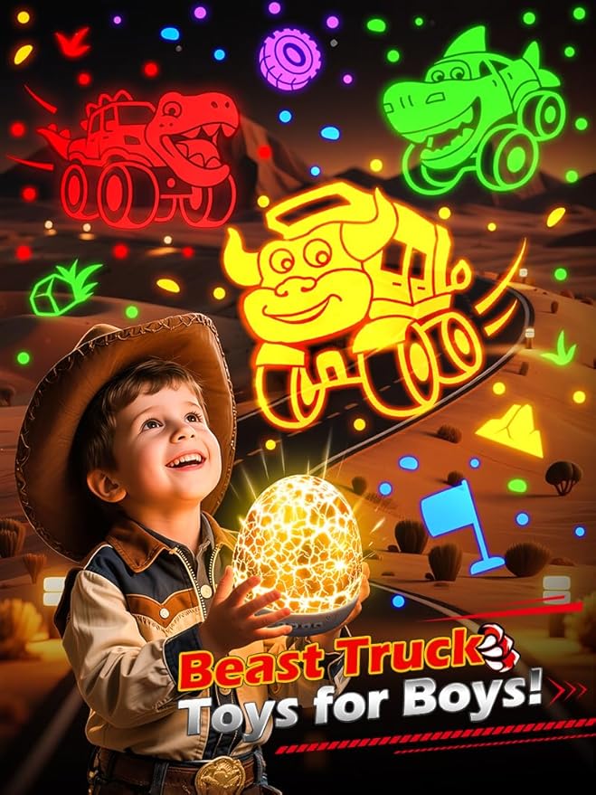 Beast Truck Dinosaur Toys Egg Night Light - Image 2