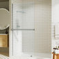 36" W x 76" H Fixed Glass Shower Panel, Frameless Shower Glass Panel by Unknown