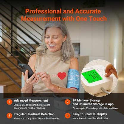 iHealth Track Smart Upper Arm Blood Pressure Monitor - Image 9